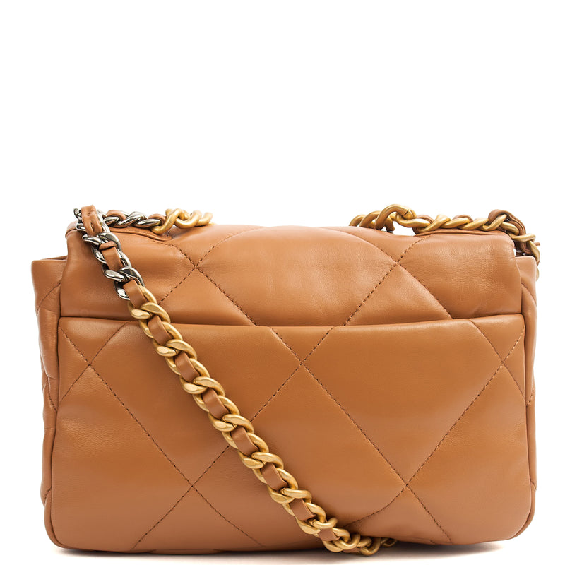 Picture of Chanel Shoulder Bag Chanel 19 in Brown, Calfskin Leather