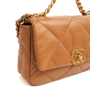 Picture of Chanel Shoulder Bag Chanel 19 in Brown, Calfskin Leather