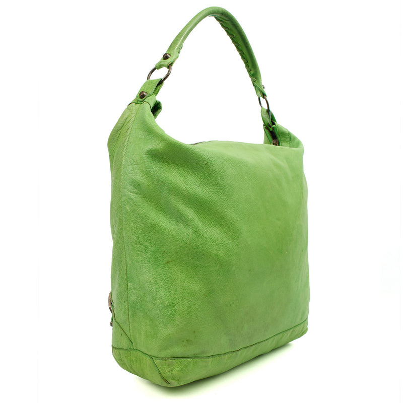 Picture of Balenciaga Shoulder Bag Motocross Giant 21 in Green, Leather