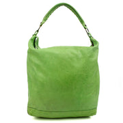 Picture of Balenciaga Shoulder Bag Motocross Giant 21 in Green, Leather