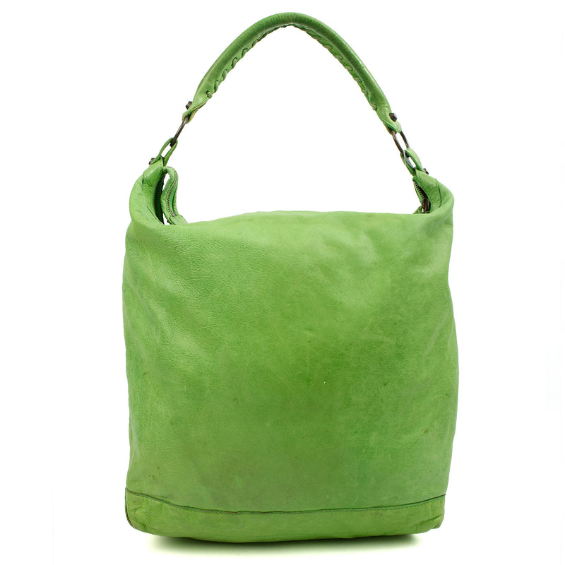 Picture of Balenciaga Shoulder Bag Motocross Giant 21 in Green, Leather