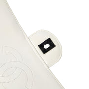 Picture of Chanel Classic Single Flap - Large in White, Leather