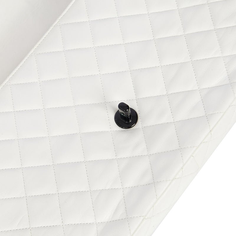 Picture of Chanel Classic Single Flap - Large in White, Leather