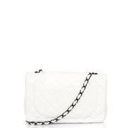 Picture of Chanel Classic Single Flap - Large in White, Leather