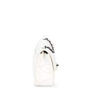 Picture of Chanel Classic Single Flap - Large in White, Leather