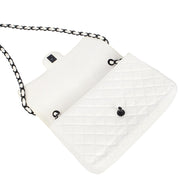 Picture of Chanel Classic Single Flap - Large in White, Leather
