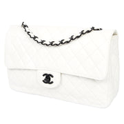 Picture of Chanel Classic Single Flap - Large in White, Leather