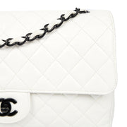 Picture of Chanel Classic Single Flap - Large in White, Leather
