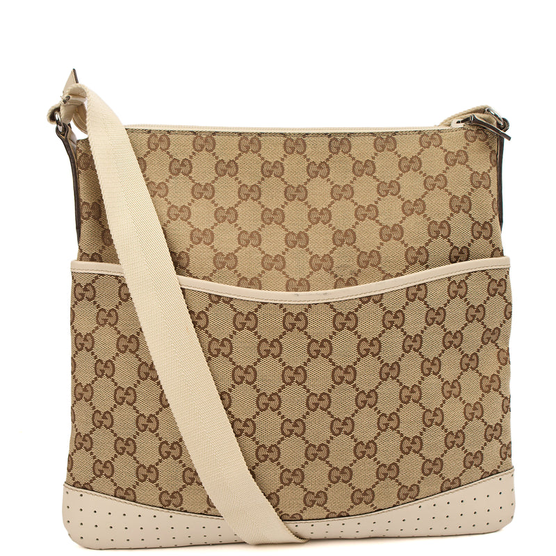 Picture of Gucci Cross Body Messenger in Neutral, GG Supreme Canvas