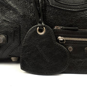 Picture of Balenciaga Tote City Leather in Black, Chevre (Goatskin)