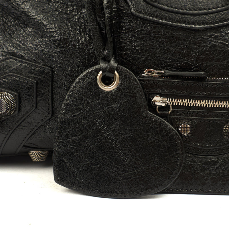 Picture of Balenciaga Tote City Leather in Black, Chevre (Goatskin)