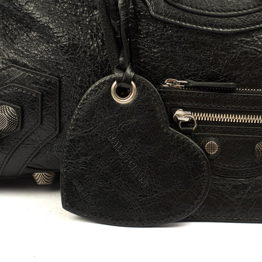 Picture of Balenciaga Tote City Leather in Black, Chevre (Goatskin)