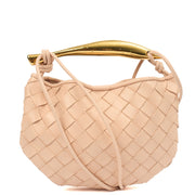 Picture of Bottega Veneta Cross Body Sardine - Small in Neutral, Leather