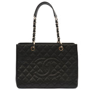 Picture of Chanel Tote Grand Shopping Tote in Black, Caviar Leather