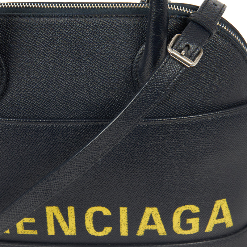 Picture of Balenciaga Tote Ville Top Handle S in Blue, Leather