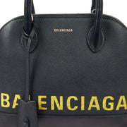 Picture of Balenciaga Tote Ville Top Handle S in Blue, Leather