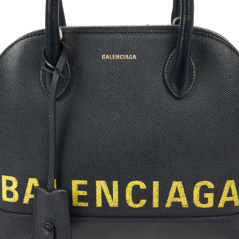 Picture of Balenciaga Tote Ville Top Handle S in Blue, Leather