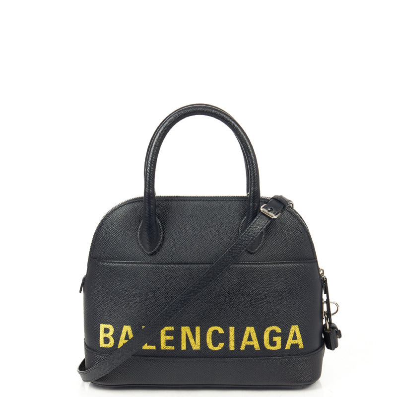 Picture of Balenciaga Tote Ville Top Handle S in Blue, Leather