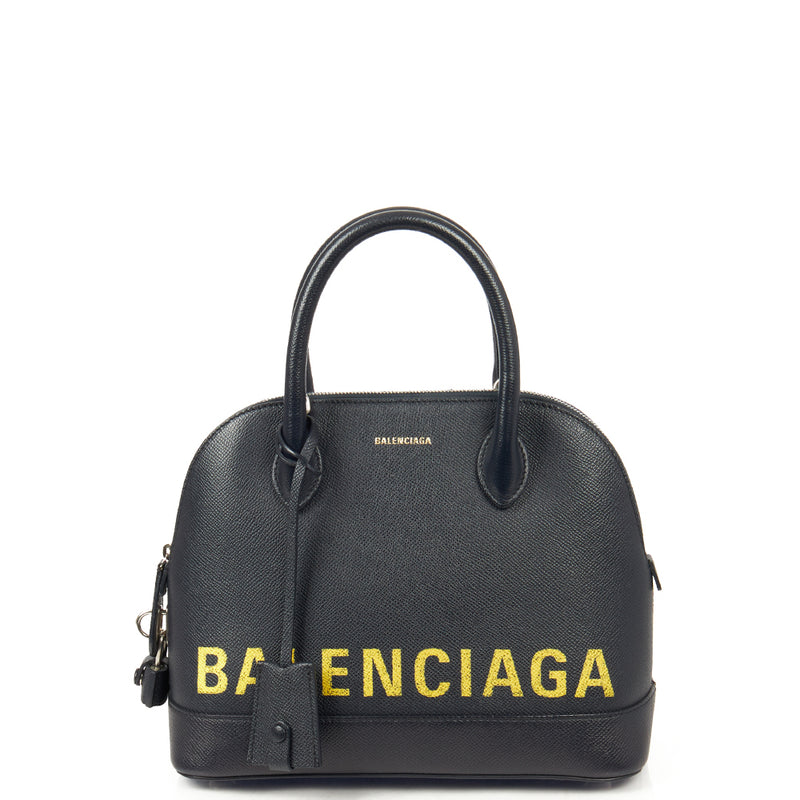 Picture of Balenciaga Tote Ville Top Handle S in Blue, Leather