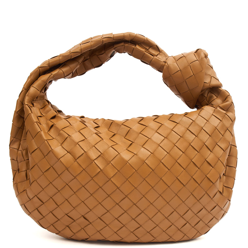 Picture of Bottega Veneta Tote Jodie - Teen in Brown, Intrecciato Nappa
