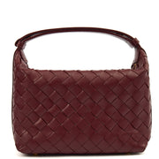 Picture of Bottega Veneta Top Handle Bauletto in Red, Intrecciato Nappa