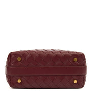 Picture of Bottega Veneta Top Handle Bauletto in Red, Intrecciato Nappa