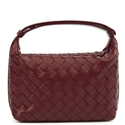 Picture of Bottega Veneta Top Handle Bauletto in Red, Intrecciato Nappa