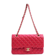 Picture of Chanel Shoulder Bag Classic Double Flap - Medium in Red, Lambskin Leather