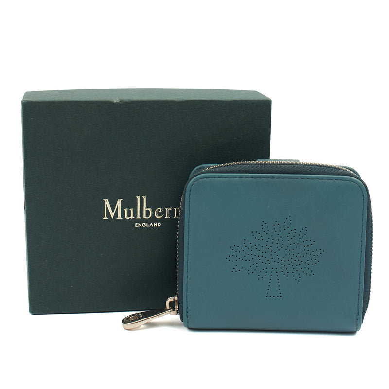 Picture of Mulberry Wallet Wallet in Green, Calfskin Leather