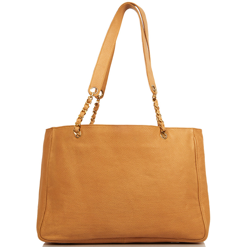 Picture of Chanel Tote Shopper Tote in Cream, Calfskin Leather