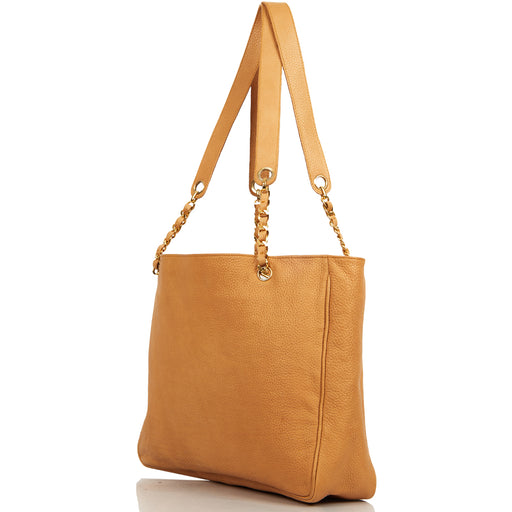 Picture of Chanel Tote Shopper Tote in Cream, Calfskin Leather