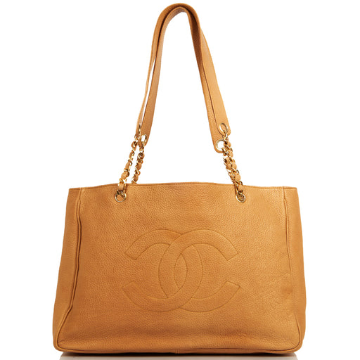 Picture of Chanel Tote Shopper Tote in Cream, Calfskin Leather
