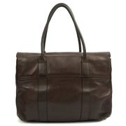 Picture of Mulberry Tote Bayswater Heritage in Chocolate Brown , Leather