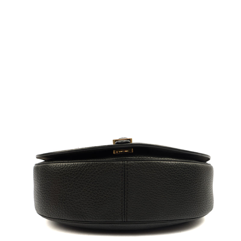 Picture of Mulberry Satchel Tessie Satchel in Black, Calfskin Leather