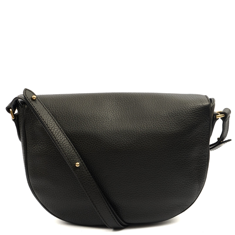 Picture of Mulberry Satchel Tessie Satchel in Black, Calfskin Leather