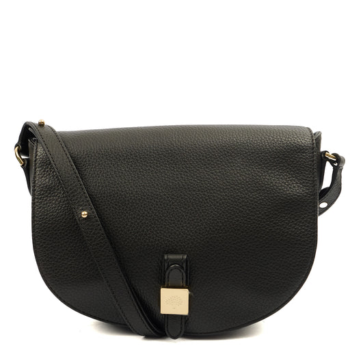 Picture of Mulberry Satchel Tessie Satchel in Black, Calfskin Leather