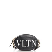 Picture of Valentino Cross Body V Logo Crossbody in Black, Calfskin