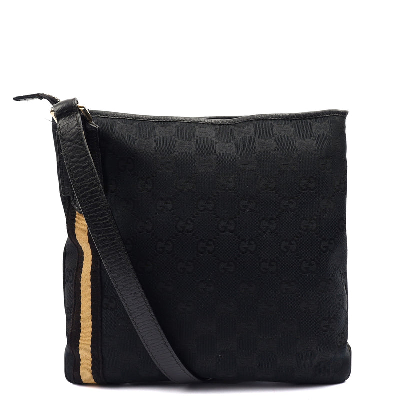 Picture of Gucci Cross Body Messenger in Black, Canvas