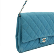 Picture of Chanel Shoulder Bag Classic - Maxi in Navy, Nubuck