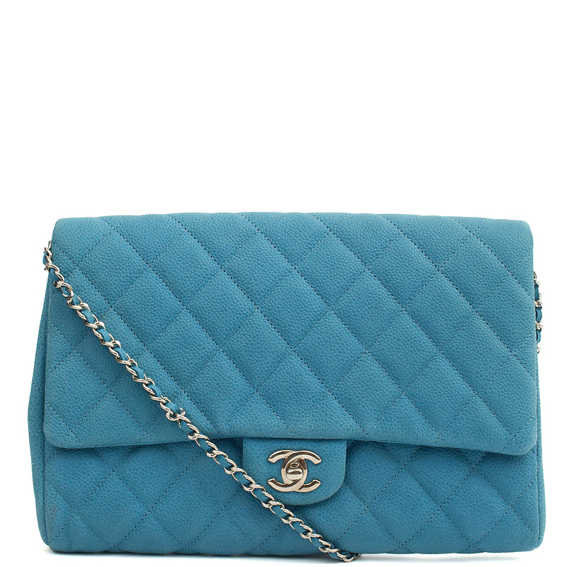 Picture of Chanel Shoulder Bag Classic - Maxi in Navy, Nubuck