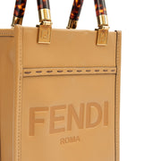 Picture of Fendi Tote Sunshine - Mini in Brown, Leather