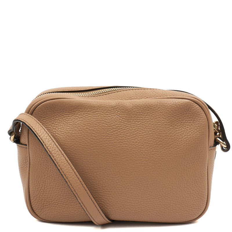 Picture of Gucci Cross Body Soho  Disco Bag - Small in Neutral, Leather