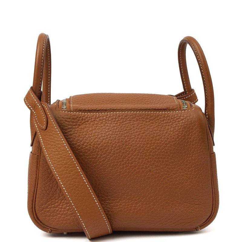 Picture of Hermes Mini Bag Lindy - Mini in Gold, Clemence Leather