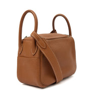 Picture of Hermes Mini Bag Lindy - Mini in Gold, Clemence Leather