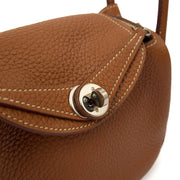 Picture of Hermes Mini Bag Lindy - Mini in Gold, Clemence Leather