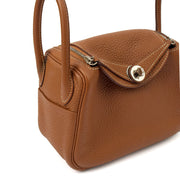 Picture of Hermes Mini Bag Lindy - Mini in Gold, Clemence Leather