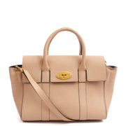 Picture of Mulberry Top Handle Bayswater with Strap- Small in Rose Water, Calfskin Leather