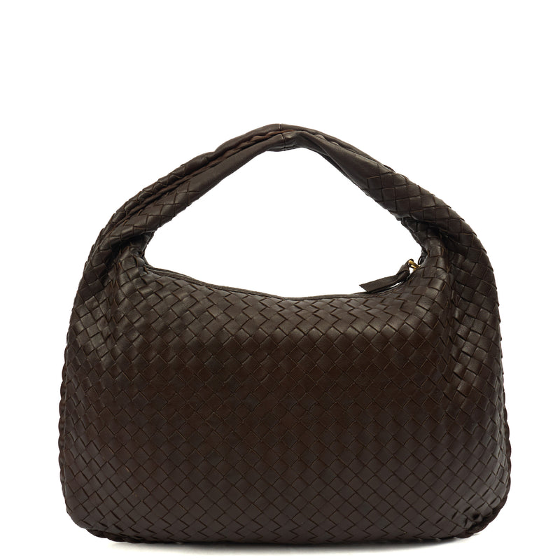 Picture of Bottega Veneta Shoulder Bag Intrecciato Shoulder Bag in Brown, Intrecciato Nappa