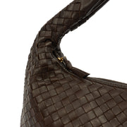 Picture of Bottega Veneta Shoulder Bag Intrecciato Shoulder Bag in Brown, Intrecciato Nappa