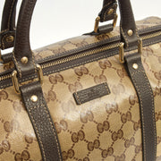 Picture of Gucci Tote Boston in GG Supreme, Patent Leather